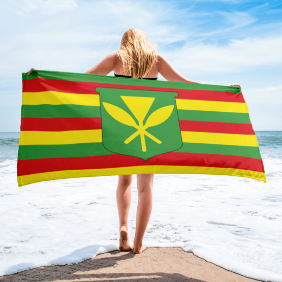 Kanaka Maoli Beach Towel