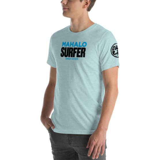 Mahalo Surfer Short-Sleeve Unisex T-Shirt - Image 2