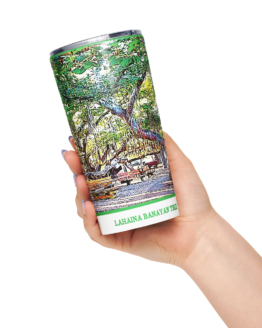 20oz Maui Life Lahaina Banyan Tree stainless steel tumbler