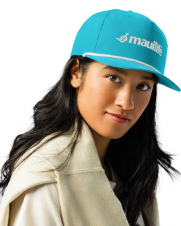 Maui Life Turquoise Golf Rope Hat